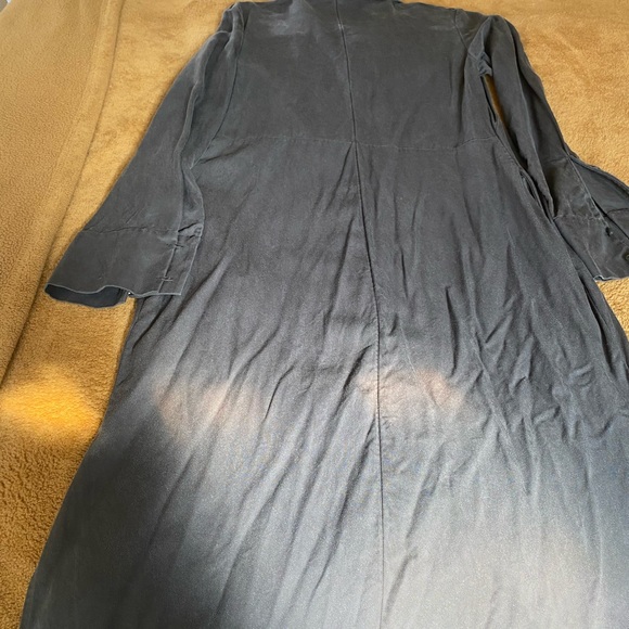 COS long  sleeve shirt dress in Charcoal Grey SZ 10(38”B)/ runs small - Picture 8 of 11